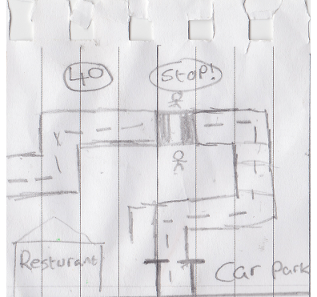 Original drawing of a track