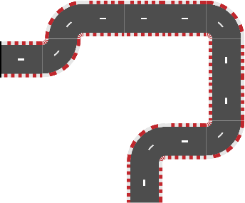 Original drawing of a track